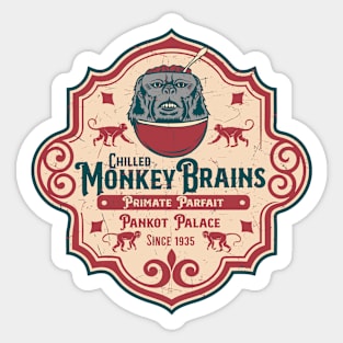 Chilled Monkey Brains - Primate parfait Sticker